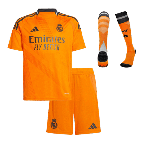 Real Madrid Away Kids Soccer Jerseys Full Kit 2024/25
