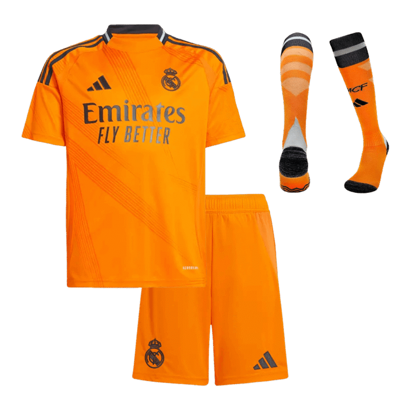 Real Madrid Away Kids Soccer Jerseys Full Kit 2024/25