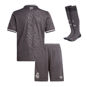 Real Madrid Third Away Kids Soccer Jerseys Full Kit 2024/25