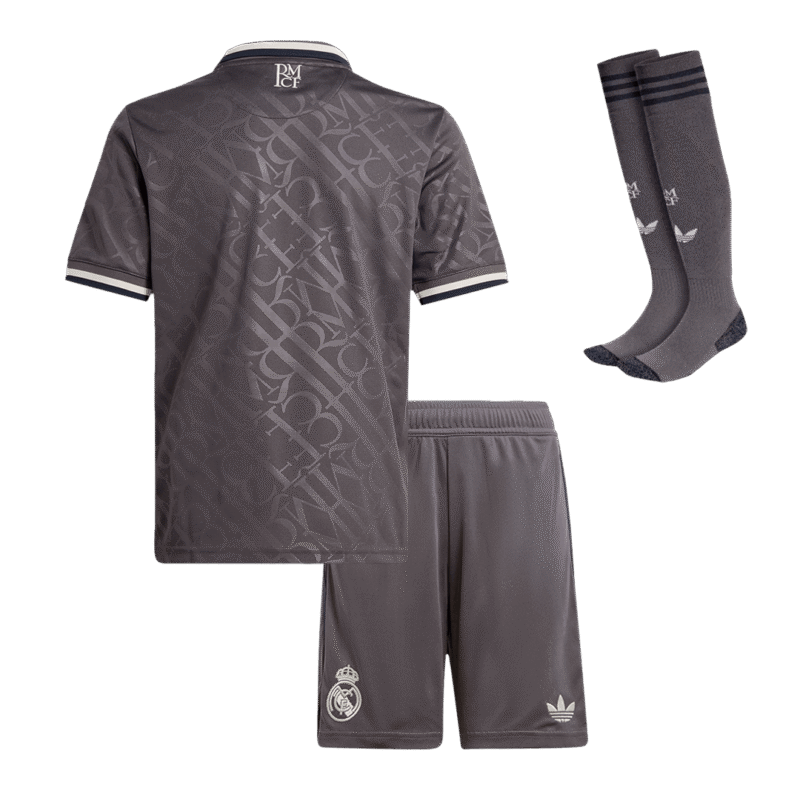 Real Madrid Third Away Kids Soccer Jerseys Full Kit 2024/25