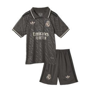 Real Madrid Third Away Kids Soccer Jerseys Full Kit 2024/25