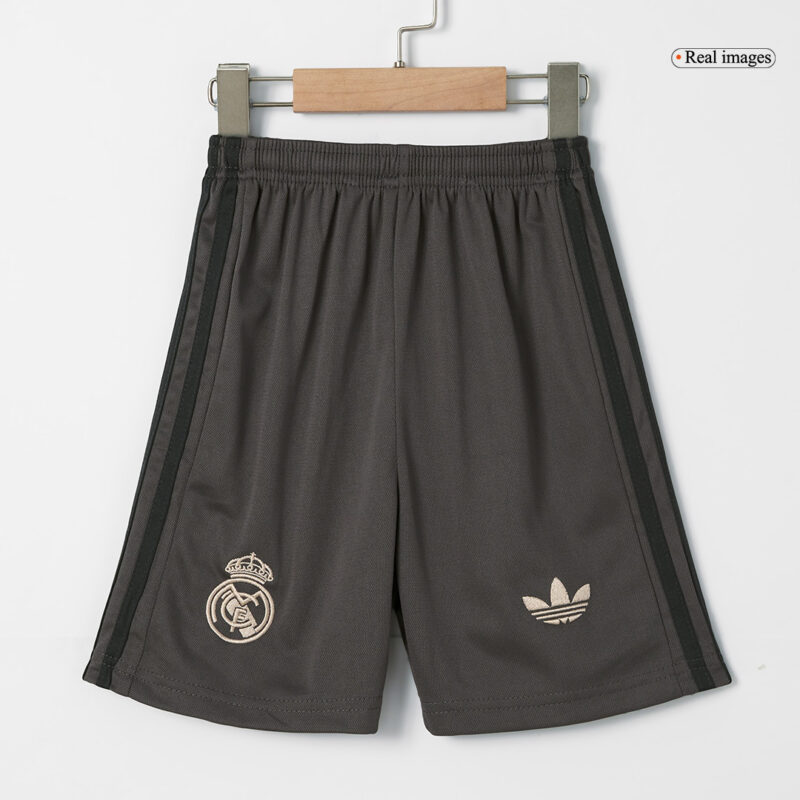 Real Madrid Third Away Kids Soccer Jerseys Full Kit 2024/25