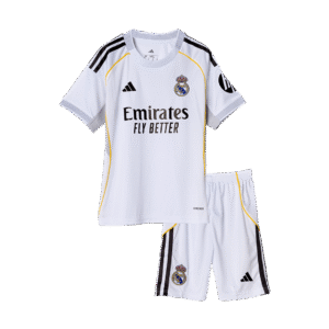 Real Madrid Home Kids Soccer Jerseys Kit 2025/26