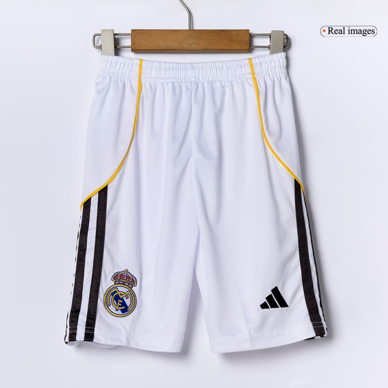 Real Madrid Home Kids Soccer Jerseys Kit 2025/26