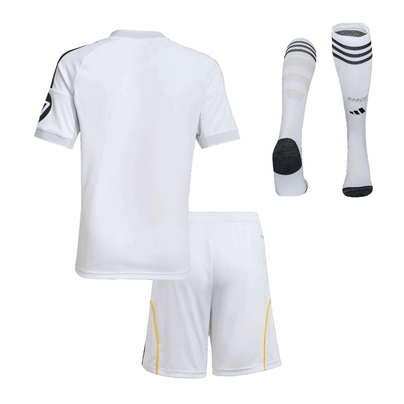 Real Madrid Home Kids Soccer Jerseys Full Kit 2025/26