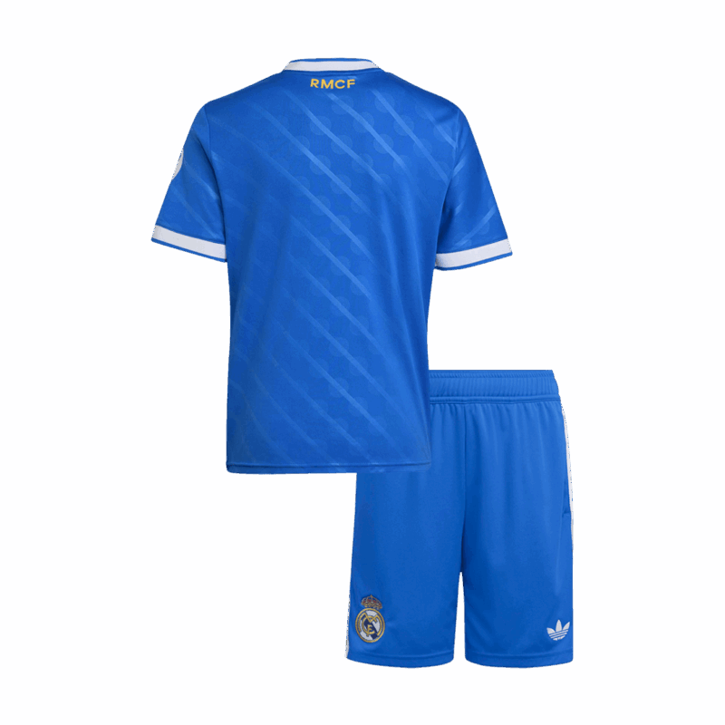 Real Madrid Third Away Kids Soccer Jerseys Kit 2025/26