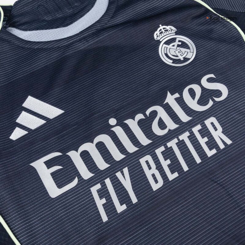 Real Madrid Long Sleeve Away Soccer Jersey 2025/26