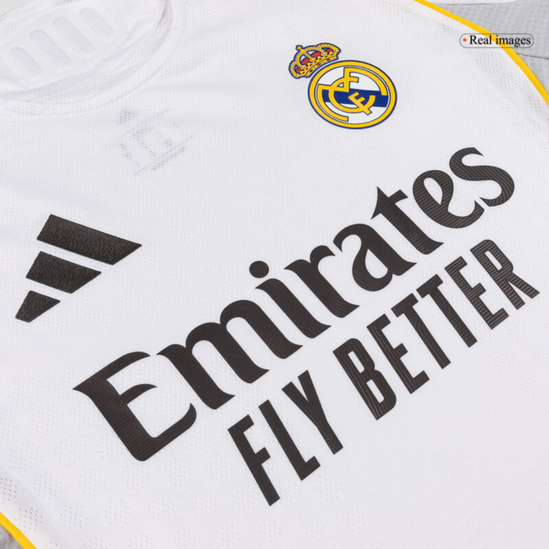 Real Madrid Long Sleeve Home Soccer Jersey 2025/26