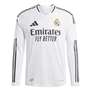 Authentic Real Madrid Home Long Sleeve Soccer Jersey 2024/25