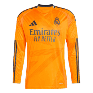 Real Madrid Away Long Sleeve Soccer Jersey 2024/25