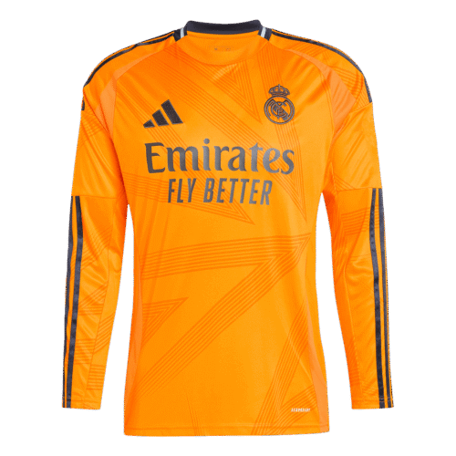 Real Madrid Away Long Sleeve Soccer Jersey 2024/25