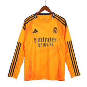Real Madrid Away Long Sleeve Soccer Jersey 2024/25