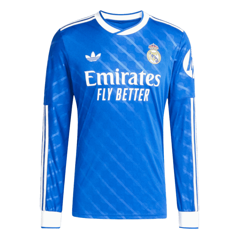 Real Madrid Third Away Long Sleeve Soccer Jersey 2025/26