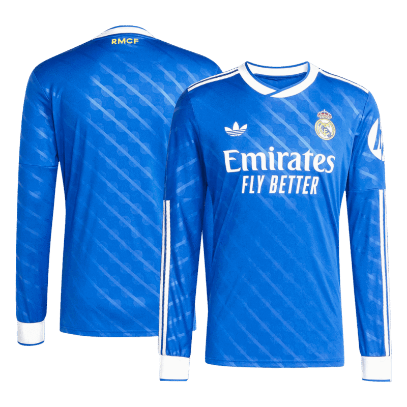 Real Madrid Third Away Long Sleeve Soccer Jersey 2025/26