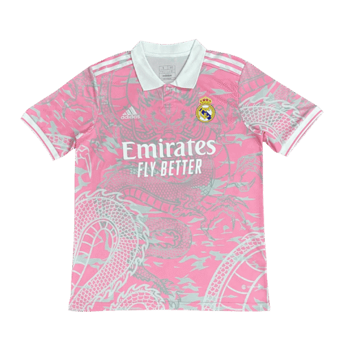 Real Madrid x Chinese Dragon Soccer Jersey 2023/24 （pink）