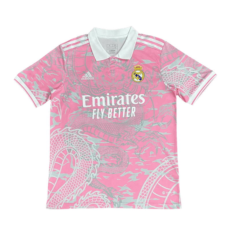 Real Madrid x Chinese Dragon Soccer Jersey 2023/24 （pink）