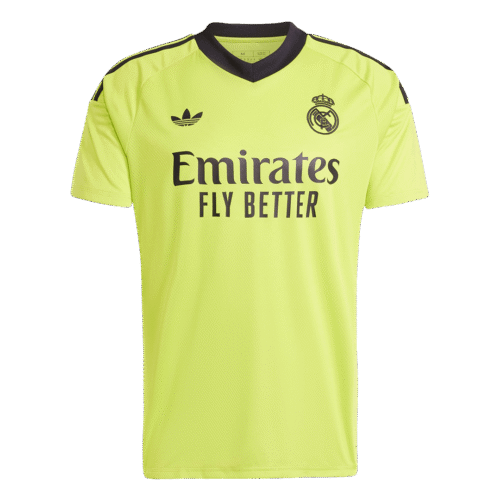 Real Madrid Third Away Goalkeeper Soccer Jersey 2024/25 Yellow