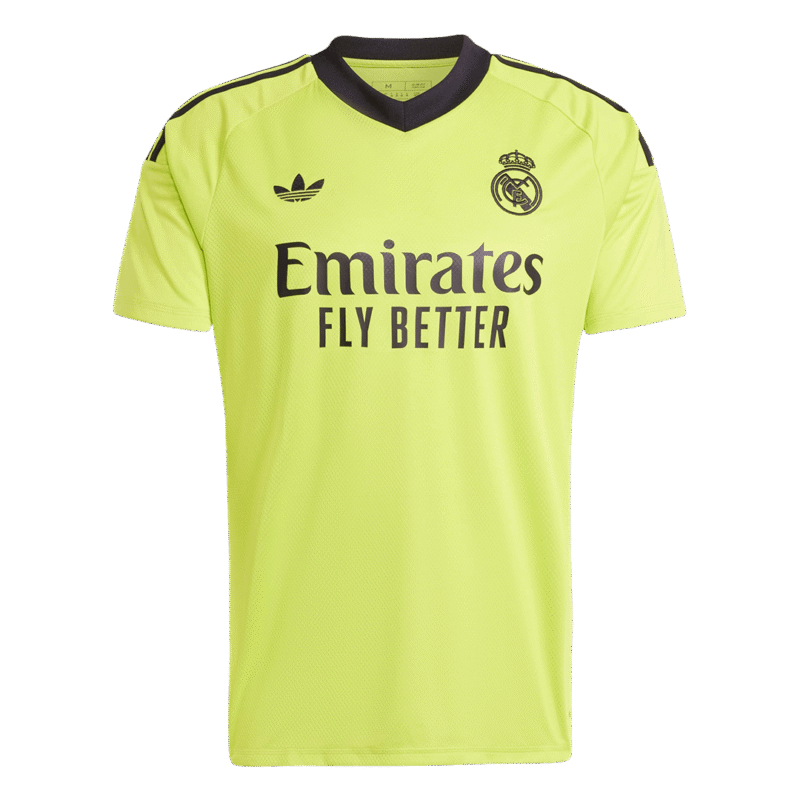 Real Madrid Third Away Goalkeeper Soccer Jersey 2024/25 Yellow