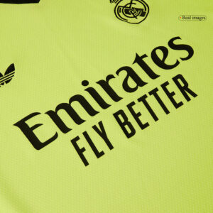 Real Madrid Third Away Goalkeeper Soccer Jersey 2024/25 Yellow