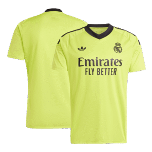 Real Madrid Third Away Goalkeeper Soccer Jersey 2024/25 Yellow