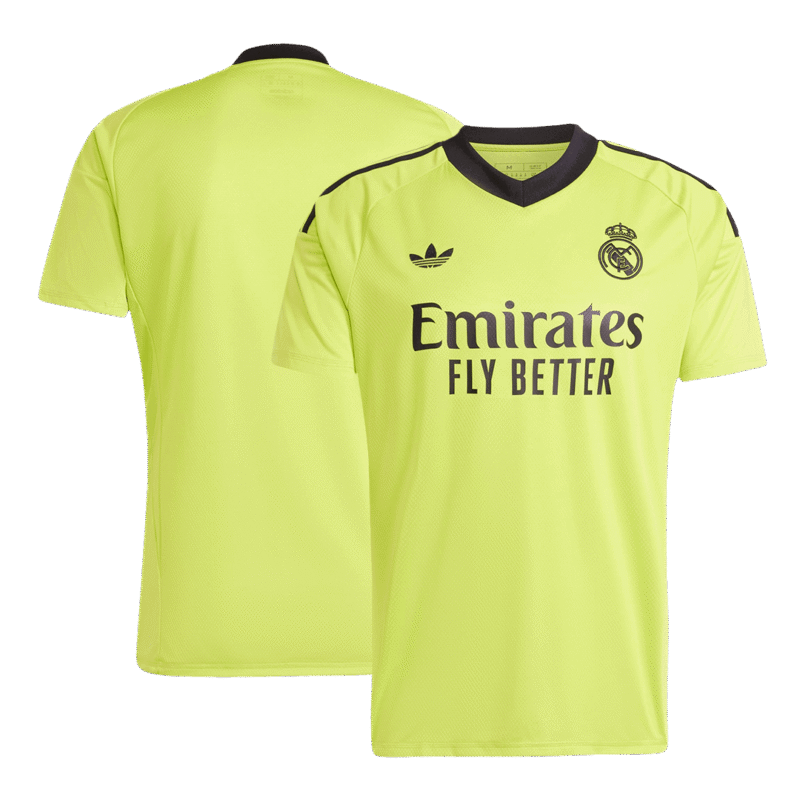 Real Madrid Third Away Goalkeeper Soccer Jersey 2024/25 Yellow