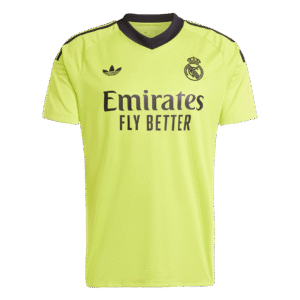 Real Madrid Third Away Goalkeeper Soccer Jersey 2024/25 Yellow