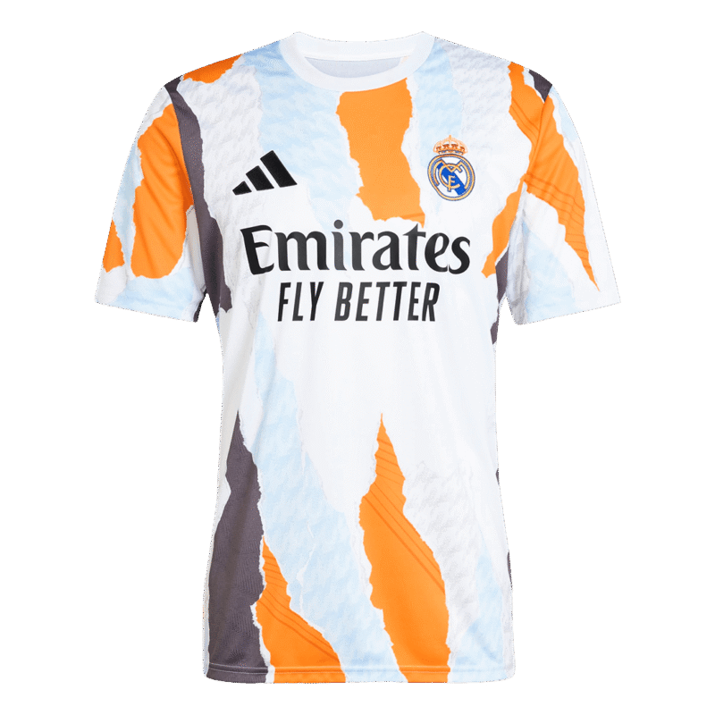 Real Madrid Pre-Match Soccer Jersey 2024/25 White