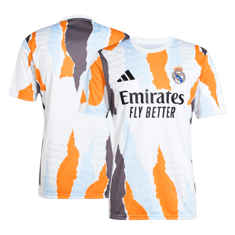 Real Madrid Pre-Match Soccer Jersey 2024/25 White