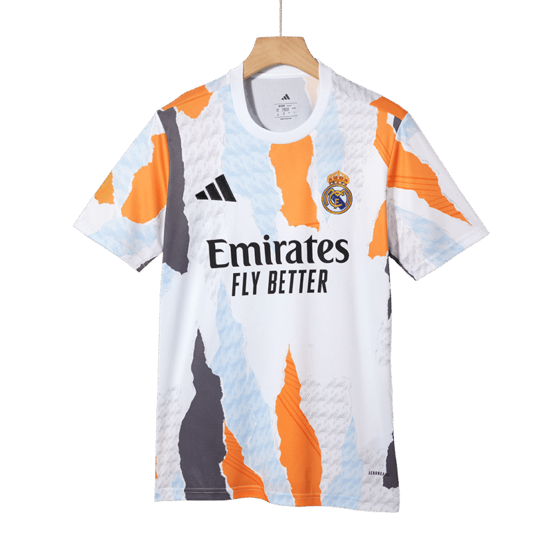 Real Madrid Pre-Match Soccer Jersey 2024/25 White