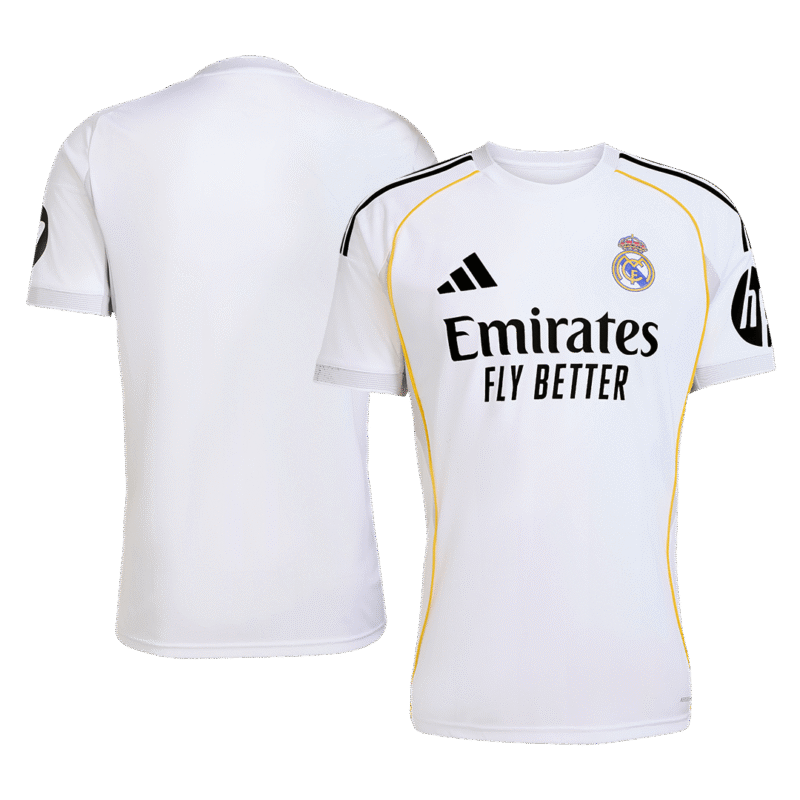 Real Madrid Home Soccer Jersey 2025/26