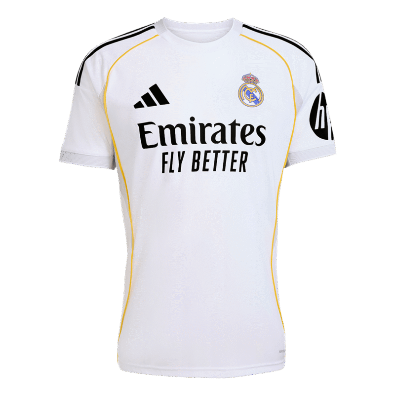 BELLINGHAM #5 Real Madrid Home Soccer Jersey 2025/26