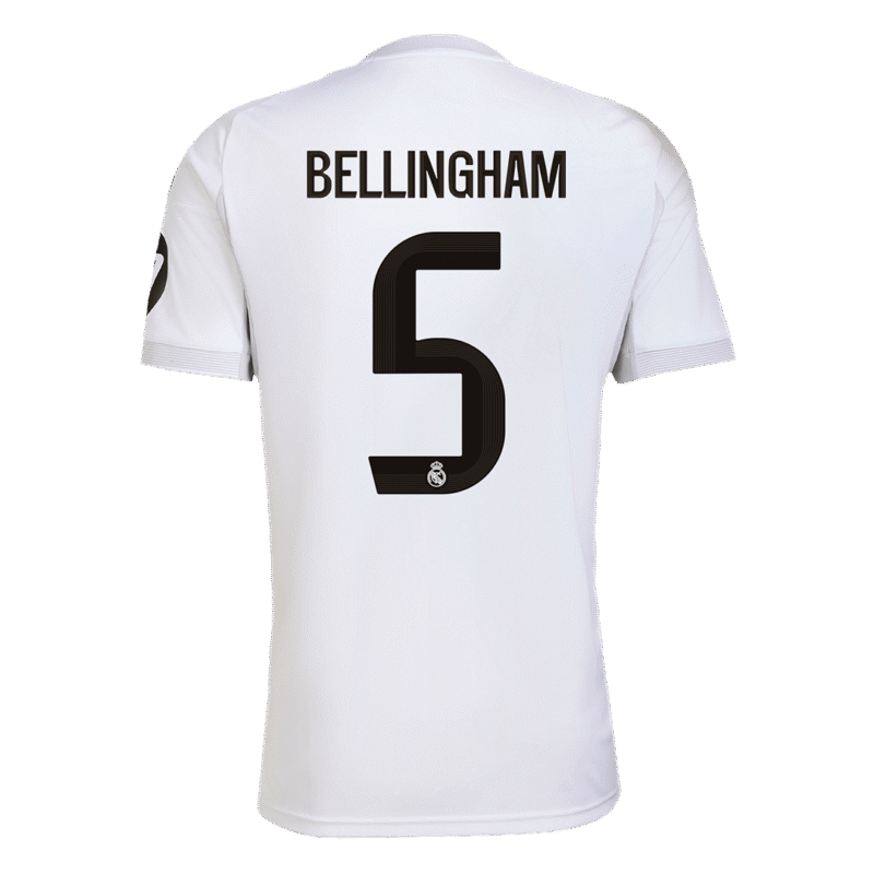 BELLINGHAM #5 Real Madrid Home Soccer Jersey 2025/26
