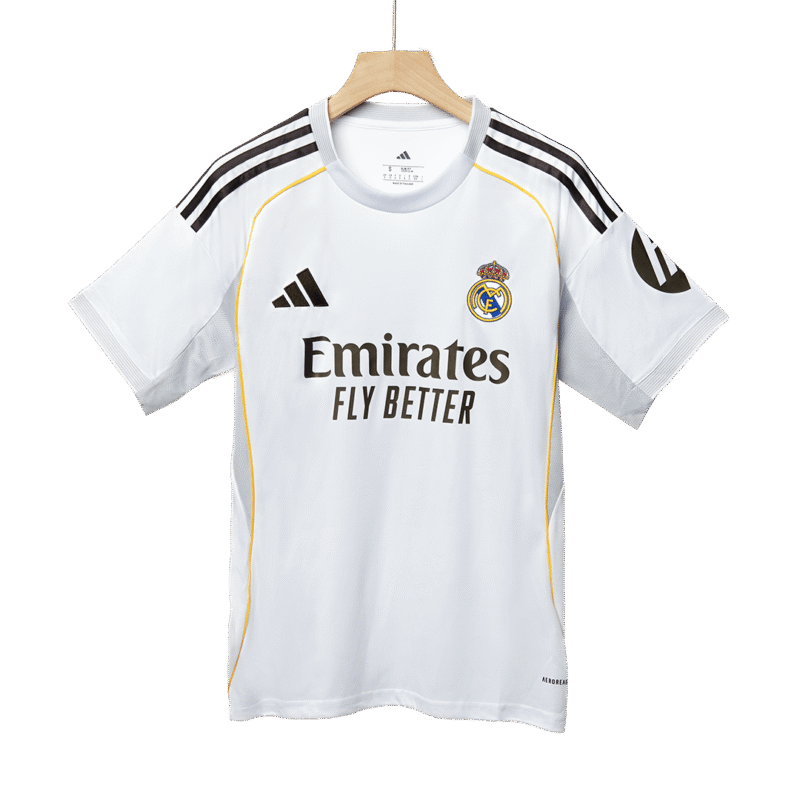 BELLINGHAM #5 Real Madrid Home Soccer Jersey 2025/26