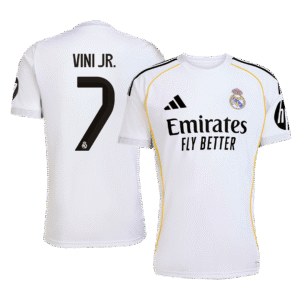 VINI JR. #7 Real Madrid Home Soccer Jersey 2025/26