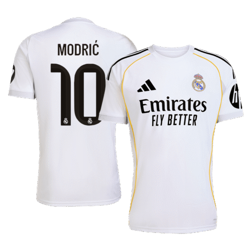 MODRIĆ #10 Real Madrid Home Soccer Jersey 2025/26