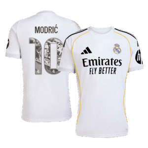 MODRIĆ Special #10 Real Madrid Home Soccer Jersey 2025/26