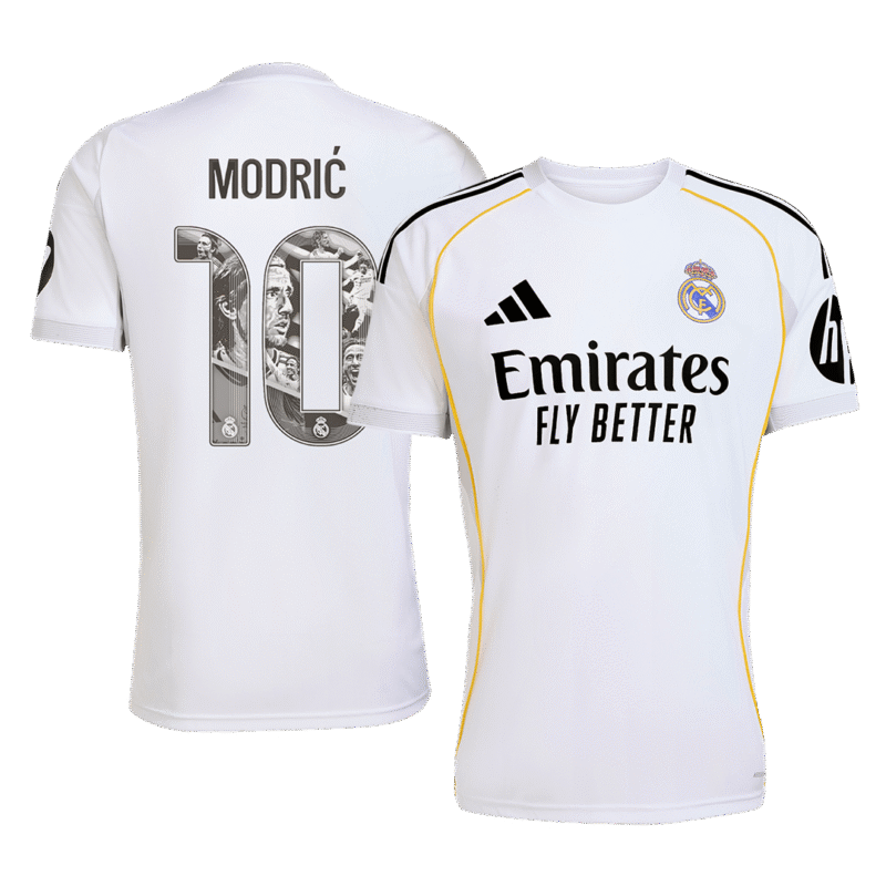 MODRIĆ Special #10 Real Madrid Home Soccer Jersey 2025/26