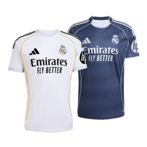 Real Madrid Home Jersey 2025/26 & Real Madrid Away Jersey 2025/26
