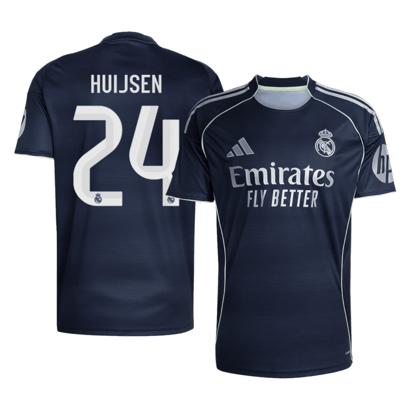 HUIJSEN #24 Real Madrid Away Soccer Jersey 2025/26