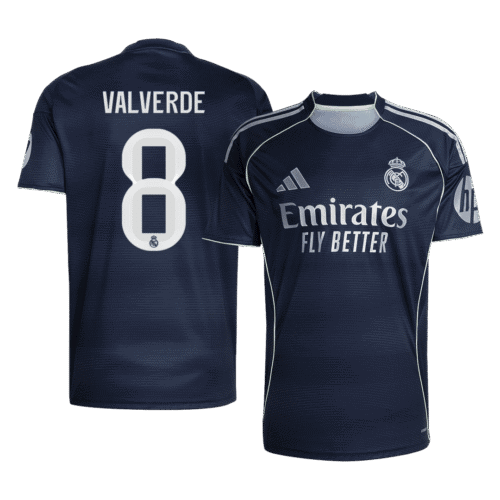 VALVERDE #8 Real Madrid Away Soccer Jersey 2025/26