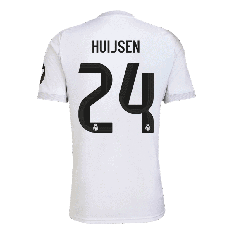 HUIJSEN #24 Real Madrid Home Soccer Jersey 2025/26