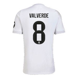 VALVERDE #8 Real Madrid Home Soccer Jersey 2025/26