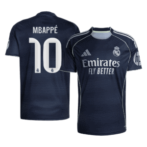 MBAPPÉ #10 Real Madrid Away Soccer Jersey 2025/26