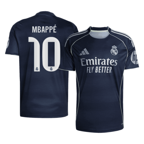 MBAPPÉ #10 Real Madrid Away Soccer Jersey 2025/26
