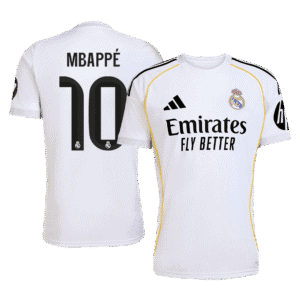 MBAPPÉ #10 Real Madrid Home Soccer Jersey 2025/26