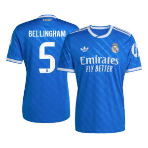 BELLINGHAM #5 Real Madrid Third Away Soccer Jersey 2025/26