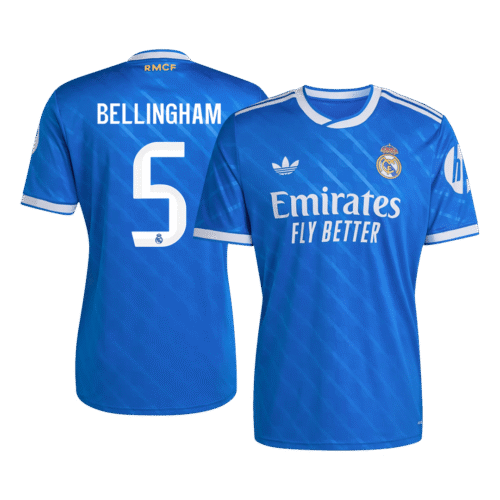 BELLINGHAM #5 Real Madrid Third Away Soccer Jersey 2025/26