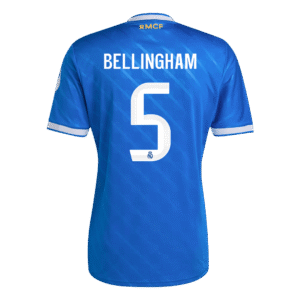 BELLINGHAM #5 Real Madrid Third Away Soccer Jersey 2025/26