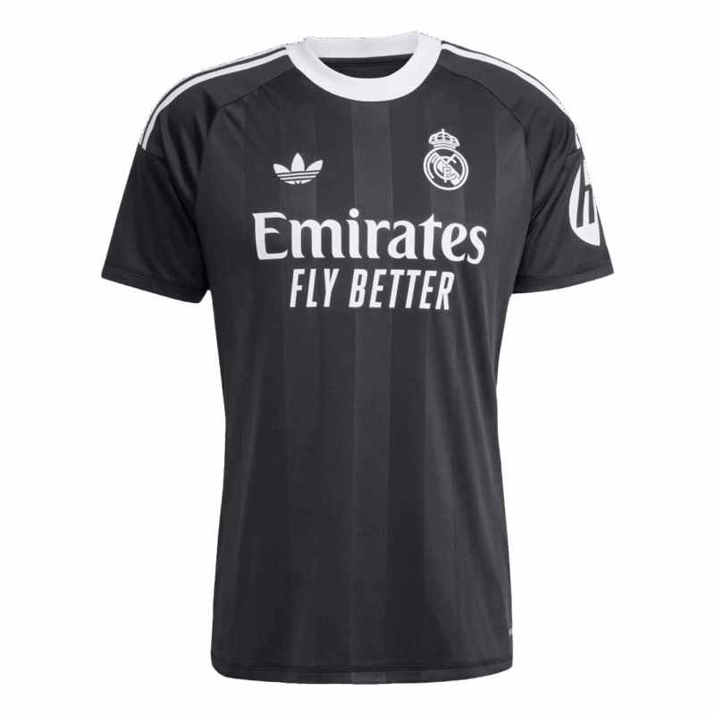 Real Madrid Goalkeeper Soccer Jersey 2025/26 Black