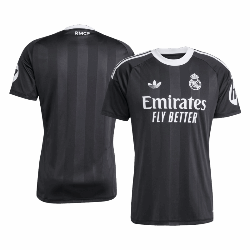 Real Madrid Goalkeeper Soccer Jersey 2025/26 Black